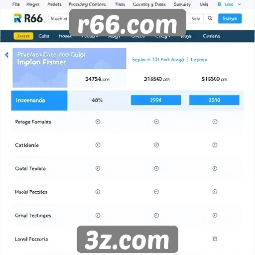 Comparativo entre r66.com e concorrentes no mercado