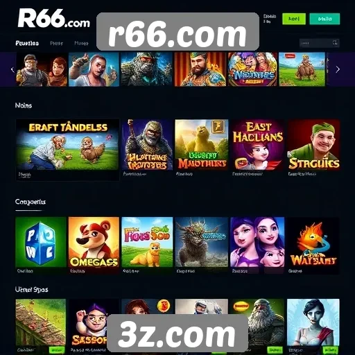 Principais recursos disponíveis no r66.com para jogadores